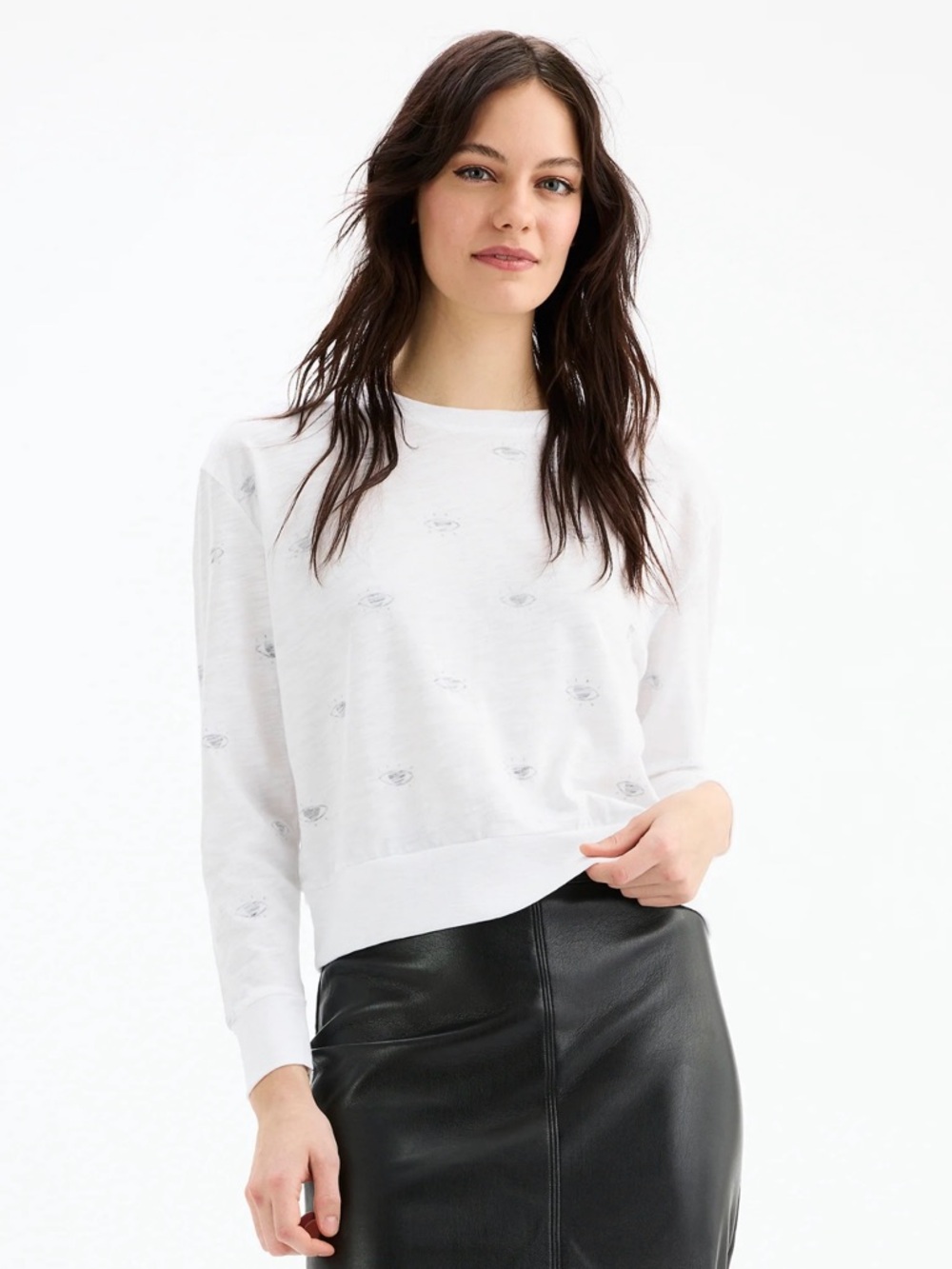 CHRLDR LOVING EYES LONG SLEEVE - L/S
Boatneck Top, size XS
$125.00